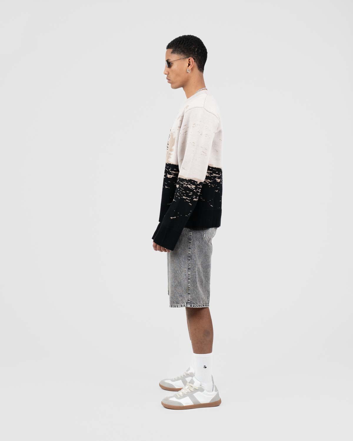 Jaquard Knit Brown Boat | Skagen - clothing.dk